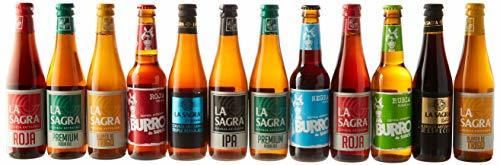 La Sagra y Burro de Sancho Cesta Degustación- 12 Paquetes de 330