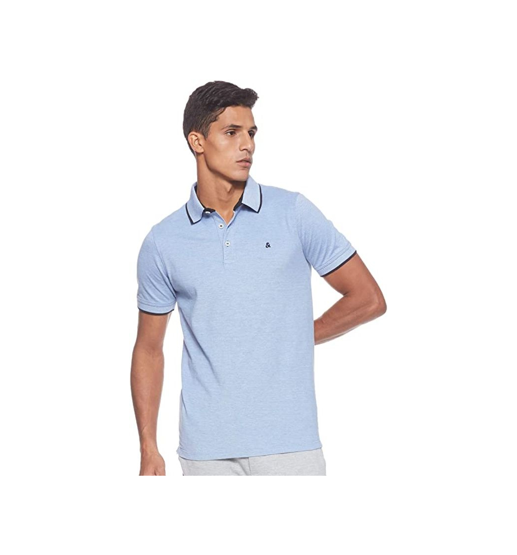 Moda JACK & JONES Jjepaulos Polo SS Noos, Azul