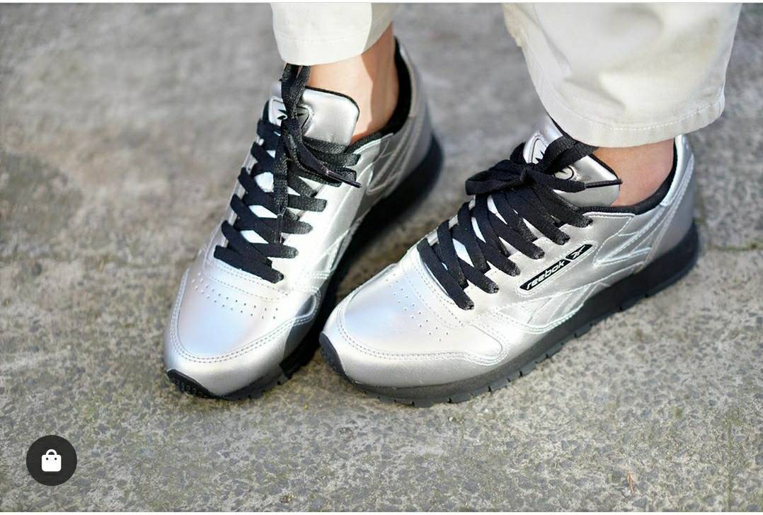 Products Reebok Classic Leather Silver Metallic