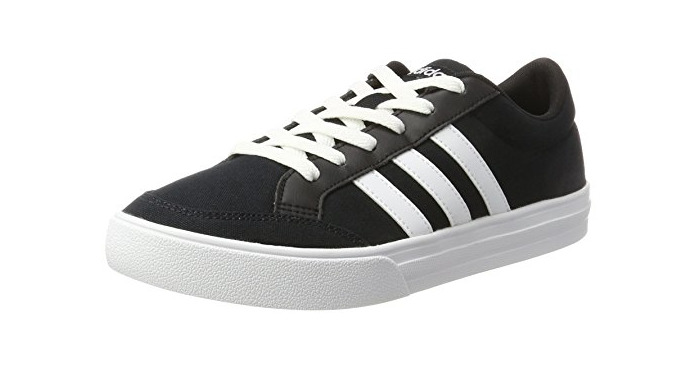 Moda Adidas Vs Set, Zapatillas de Deporte Hombre, Negro