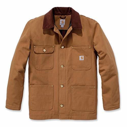 Carhartt Mens Firm Duck Chore Cotton Work Jacket Coat