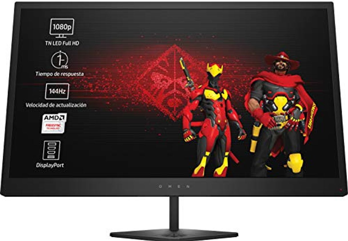Social HP Omen 25 - Monitor para PC Desktop, FHD, 1920 x 1080