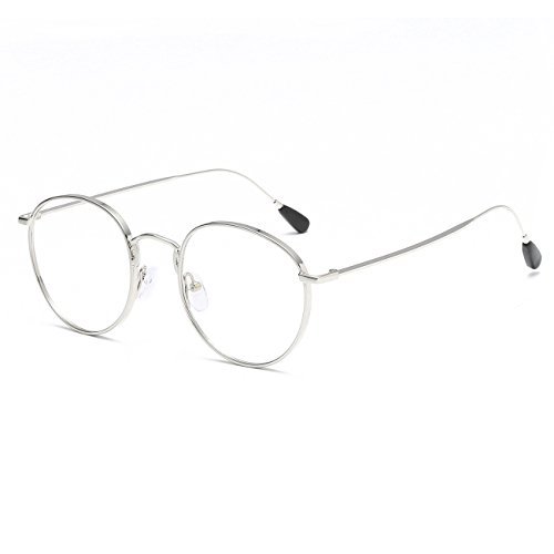 Products CVOO Hot Cool Round Eyeglasses Frame Women Men Computer Myopia Optical Clear