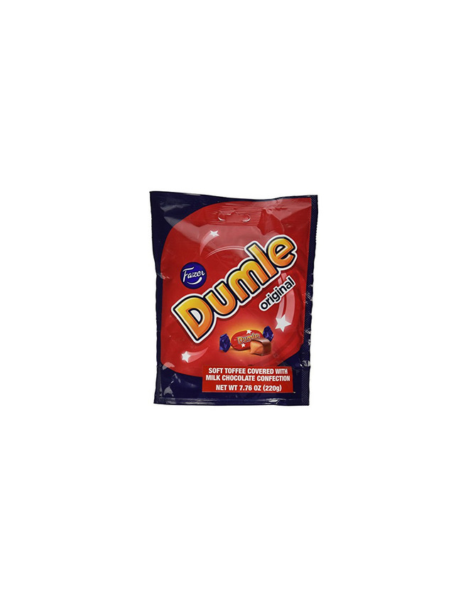 Producto Fazer Dumle Original Soft Toffee Covered With Milk Chocolate 220g bag