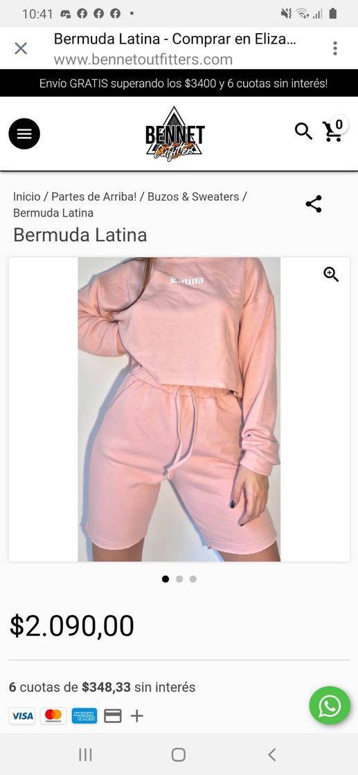 Fashion Bermuda latina