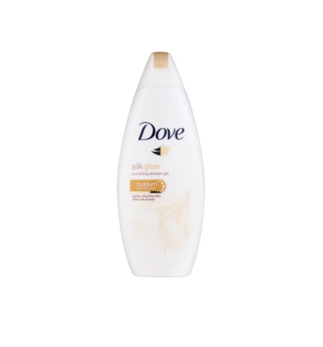 Products Dove Silk Glow gel de banho nutritivo para pele fina e lisa