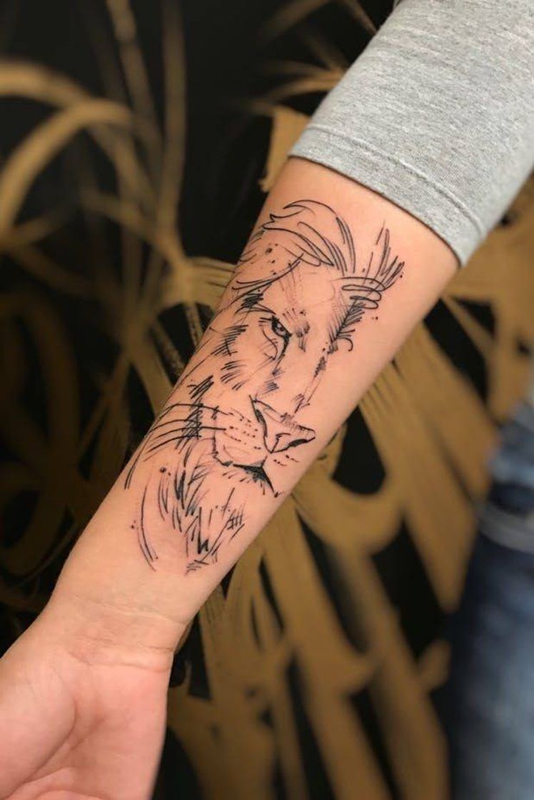 Moda Tattoo Leão💫