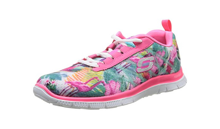 Producto Skechers Flex Appeal Floral Bloom, Zapatillas Mujer, Rosa/Multicolor