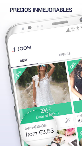 Aplicación Joom Compras fáciles y rápidas