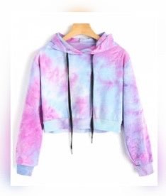 sueter, rosa e azul 