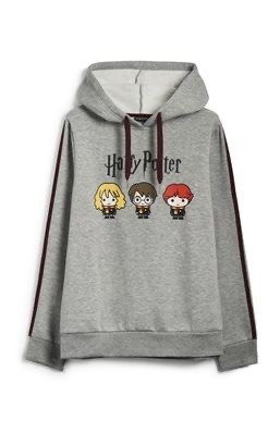 camisola harry potter com capuz ( cinza )