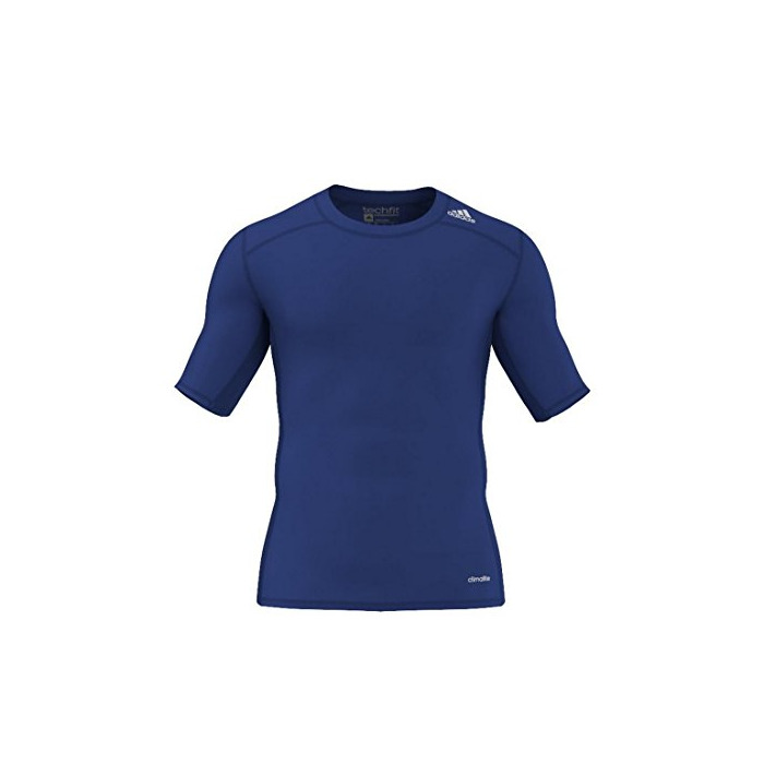 Fitness adidas Techfit Base - Camiseta de manga corta para hombre, Azul