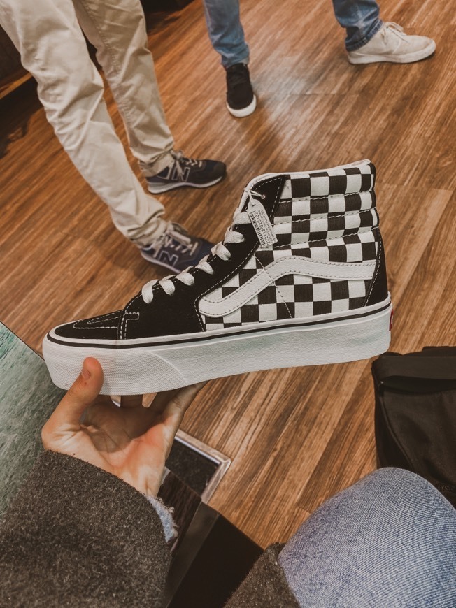 Fashion Ténis plataforma Sk8-Hi 2.0 | Checkerboard | Vans