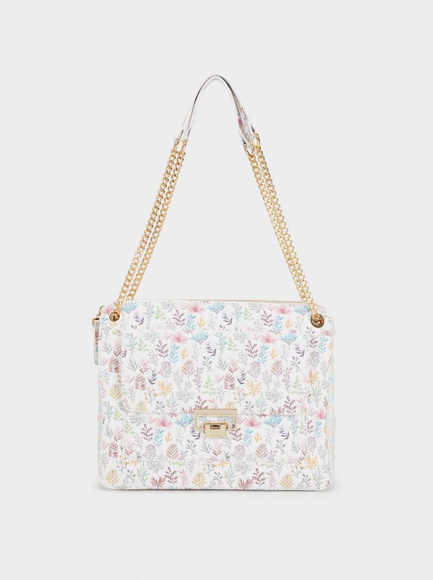 Social Mala De Tiracolo Estampado Floral
