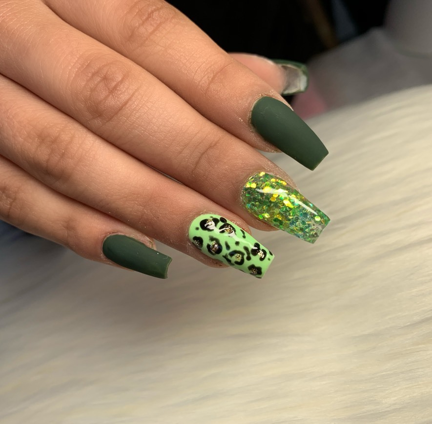 Unhas Verde Tropa 💚