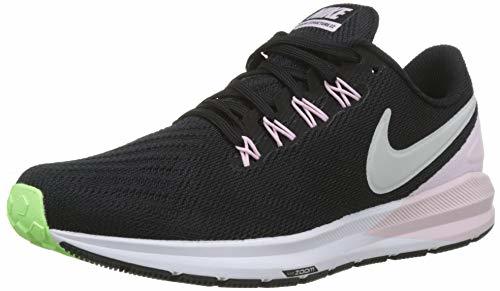 Moda Nike W Air Zoom Structure 22, Zapatillas de Running para Mujer, Negro