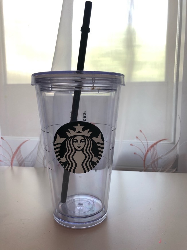 Home Starbucks Vaso acrílico transparente con aislamiento, 470 ml