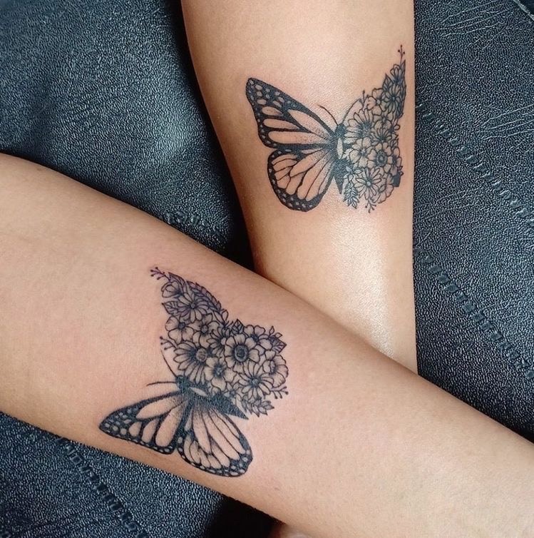 Moda Tattoo de borboleta