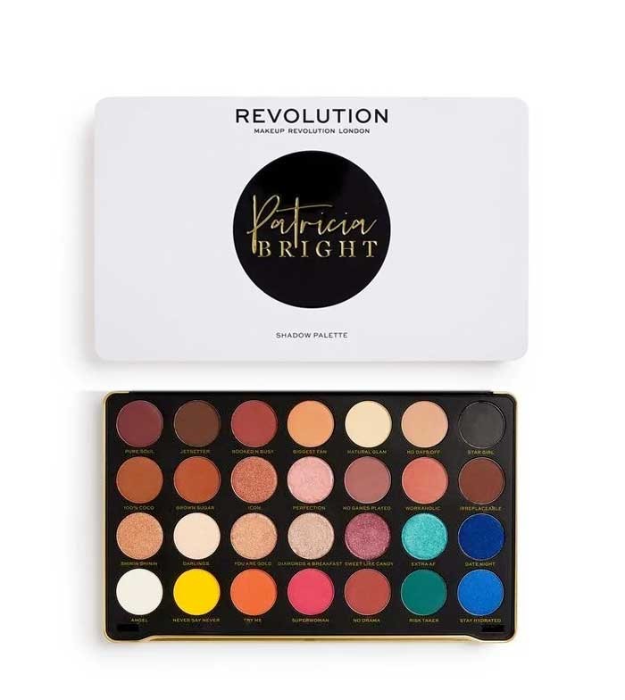 Social Makeup Revolution Patricia Bright Rich in Colour Shadow Palette