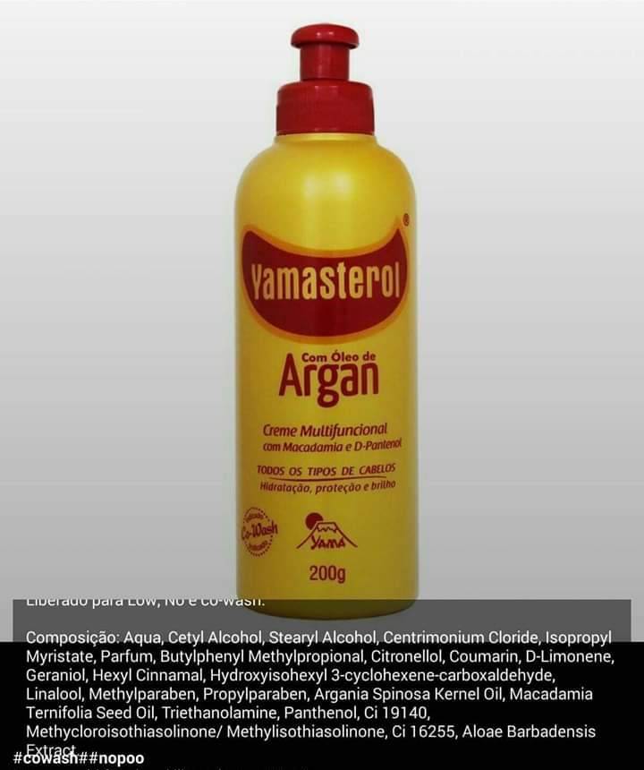 Producto Yamasterol com óleo de Argão