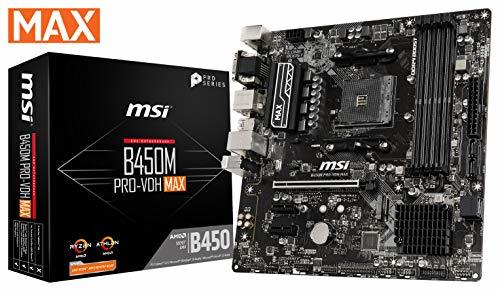 Electrónica MSI B450M Pro-VDH MAX Socket AM4 AMD B450 SATAIII 6Gb/s USB3.2 Gen1