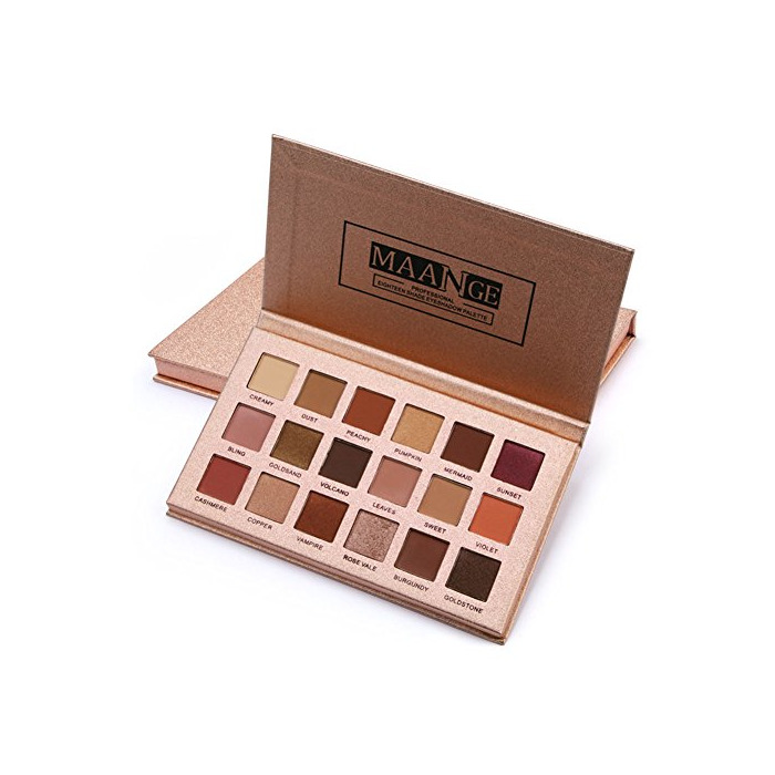 Social Paleta de sombras de ojos 18 colores Mate Brillo Multicolor Paletas de