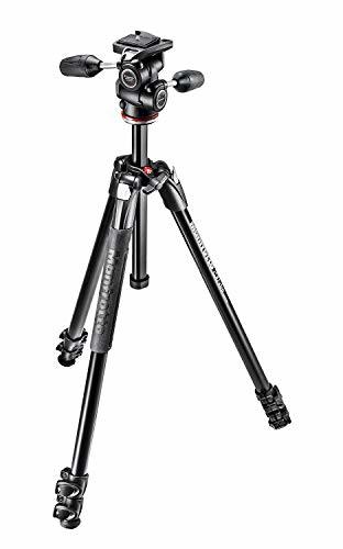 Electrónica Manfrotto 290 Xtra - Kit trípode de 3 secciones y rótula 3