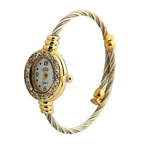 Social DealMux Joyería de Moda Lover Mujeres Brazalete Cara Oval Brazalete Pulsera de