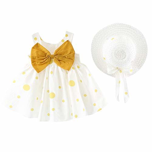 Lugar K-youth Ropa Bebe Niña de 0 a 24 Meses, Casual Lindo Vestido