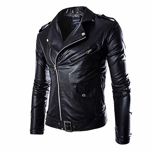 Moda Autumn Men Fashion Motorcycle Leather et Slim Fit Coats Male Casaco Masculino