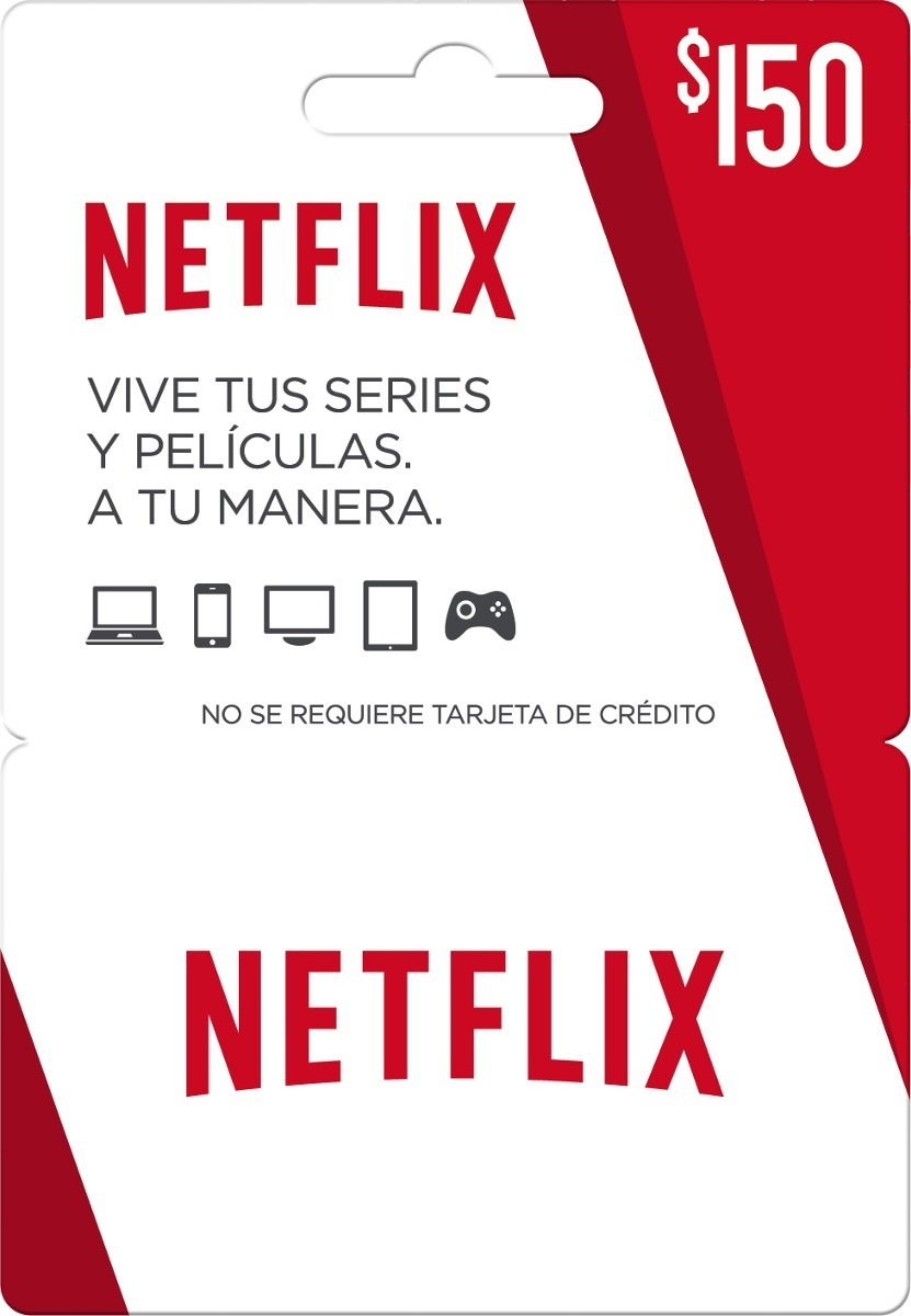 Moda Tarjetas de regalo de Netflix