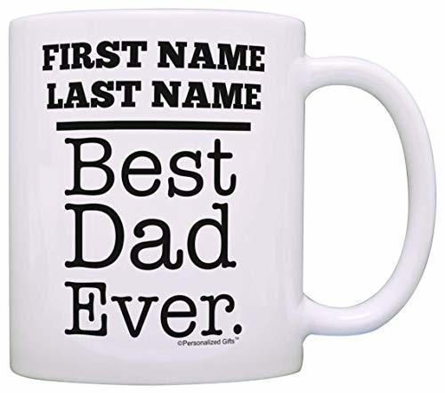 Personalized Dad Mug Dad's Name Best Dad Ever Father Son Gifts Dad's