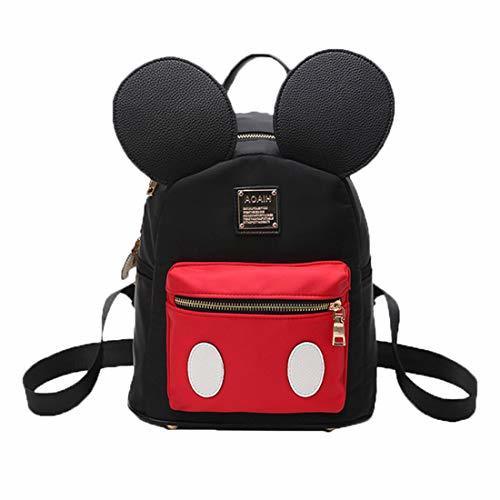 Social Pteng Mochila de Mickey Mouse Mochilas de Mujer Bolsos Escolar Bolsa de