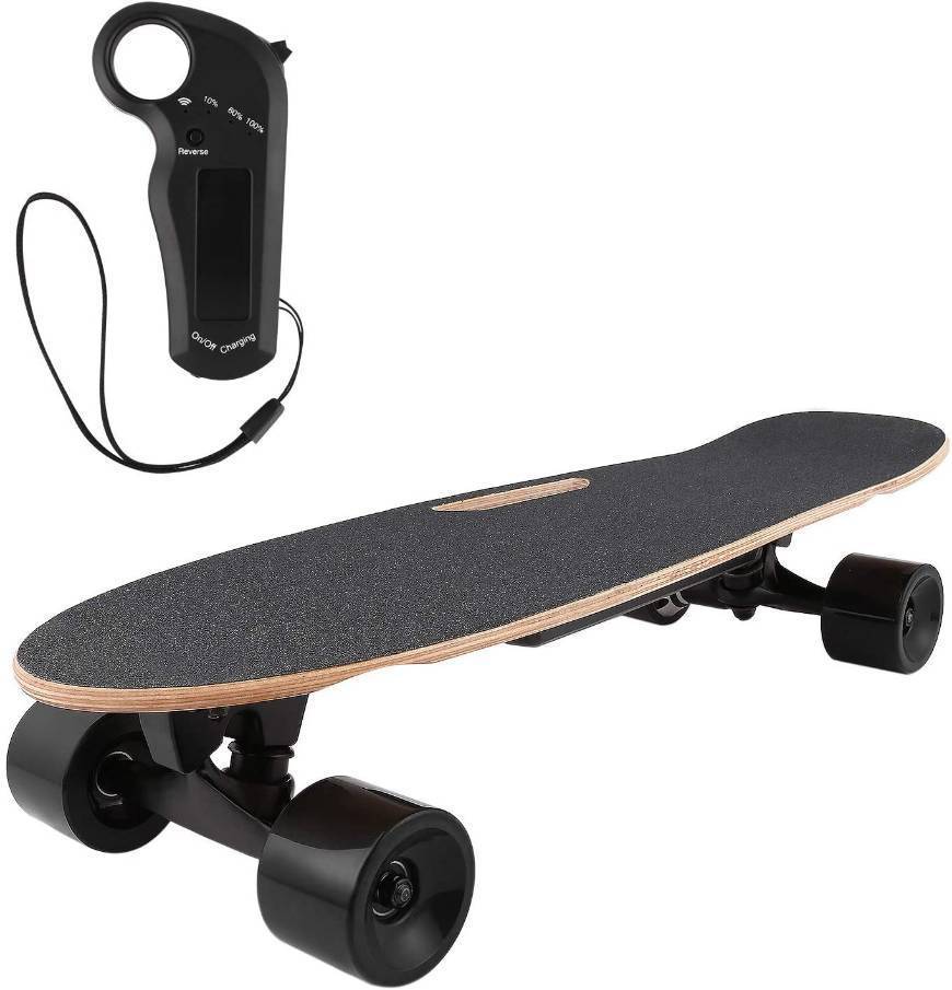 Moda Skate elétrico AMDirect com controle remoto e sistema E-Boar