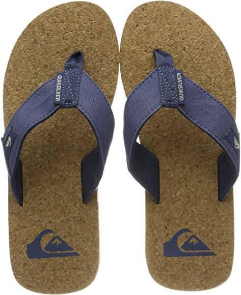 Social Quiksilver Molokai Abyss Sandálias de cortiça para homens, s