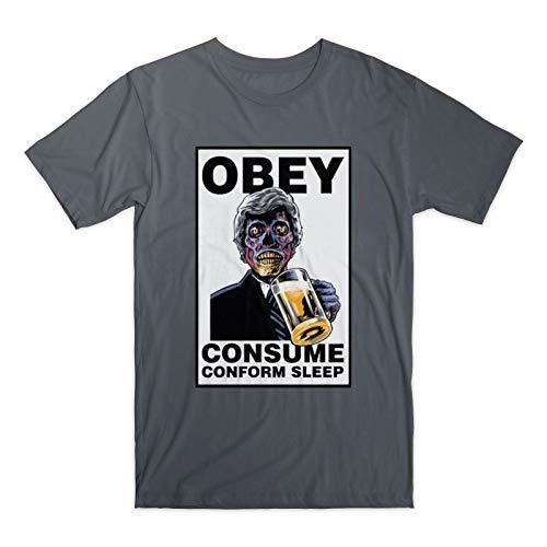 They Live Obey Consume T Shirt Top Sci FI Horror Movie Film