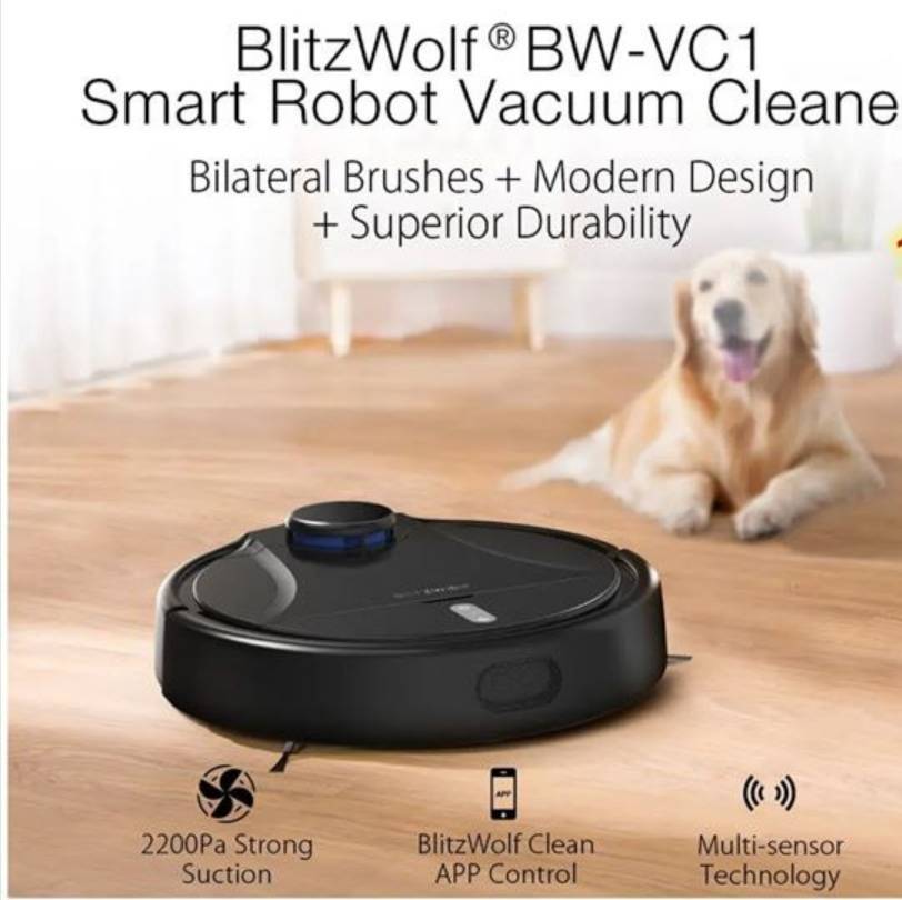 Fashion BlitzWolf® BW-VC1
Smart Robot Vacuum Cleaner