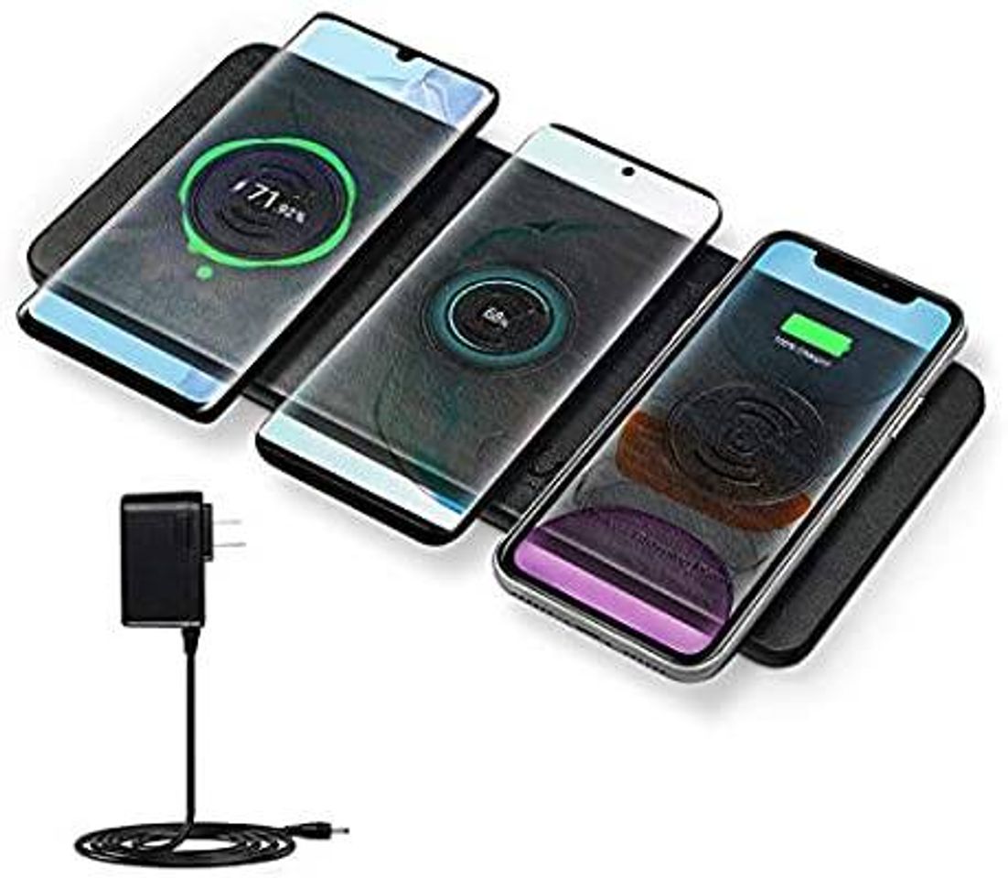 Social Wireless charger triplo
