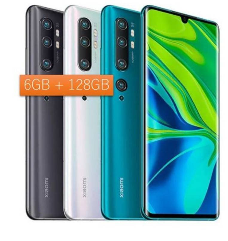 Social Xiaomi Mi Note 10 Global Version 
6.47 inch 3D Curved AMOLED