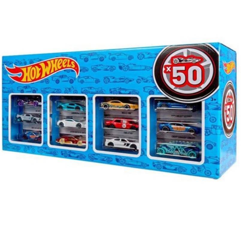 Moda Hot Wheels Pack 50 Vehículos