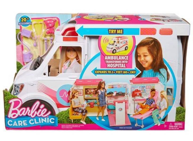 Fashion Barbie Ambulancia Hospital 2 en 1