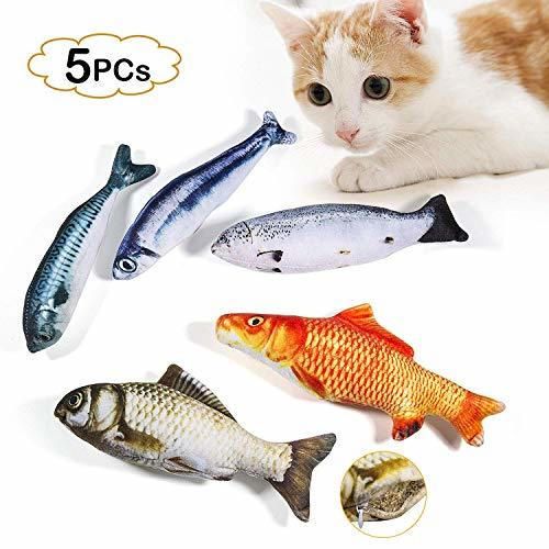 LIZHIGE Catnip Fish Toys