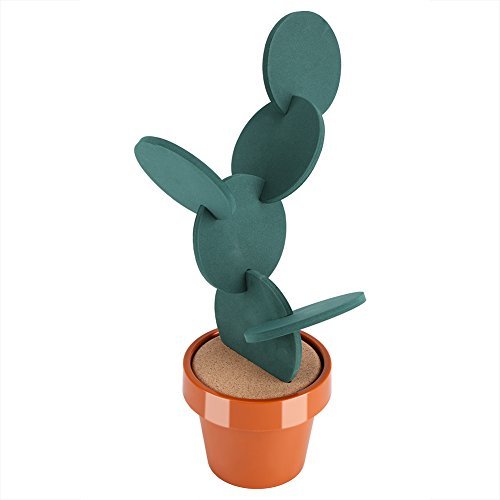 Place 6pcs Posavasos de Cerveza Posavasos de Cactus Posavasos de Tazas Lindas Estera