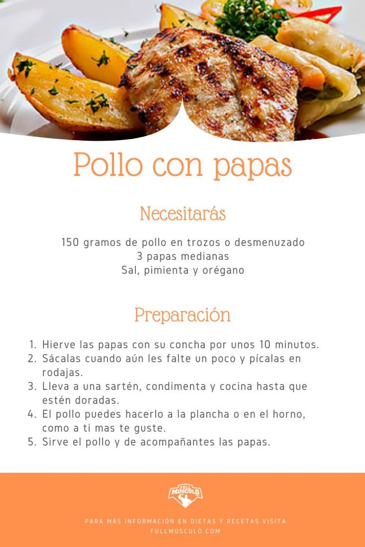 Moda Pollo con papas! 