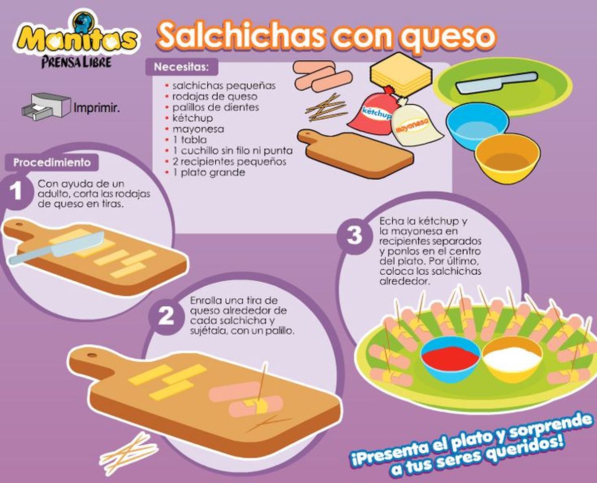 Moda Salchichas con queso!