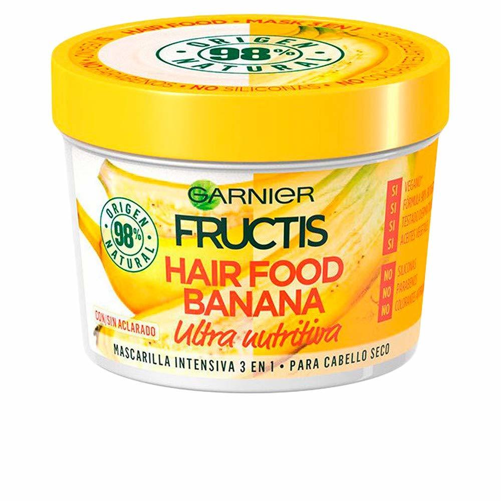 Belleza Garnier Fructis Hair Food Banana Mascarilla 3 en 1 - 3 Recipientes