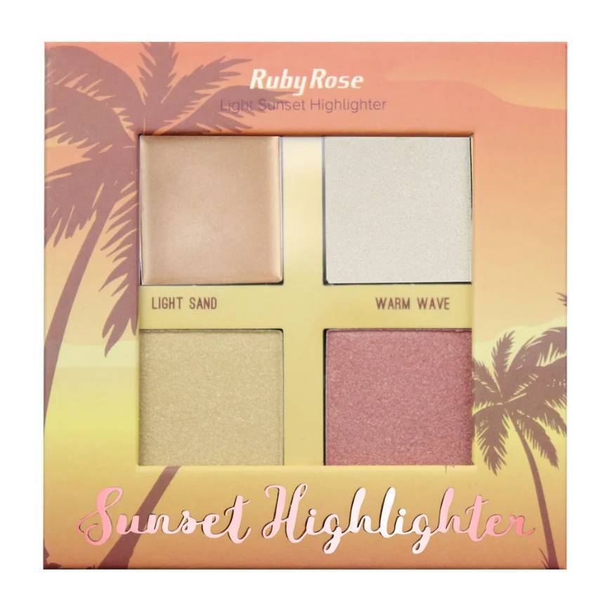 Fashion Paleta de iluminador Sunset