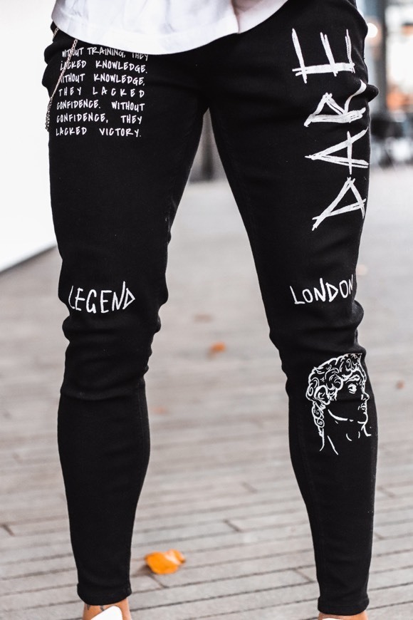 Fashion Graffiti Jeans LegendLondon