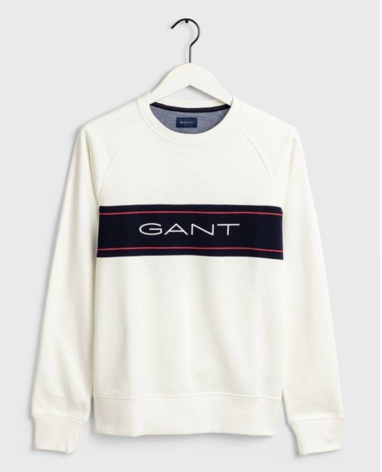 Moda Gant Sweatshirt White