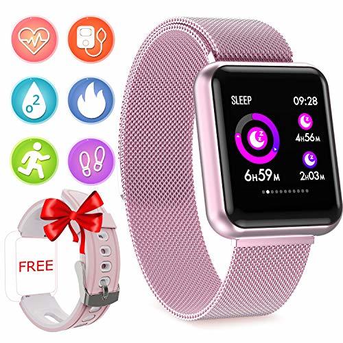 Electronic YENISEY Pulsera Actividad Reloj Fitness Pulsera Deportiva Fitness Tracker con Monitor de